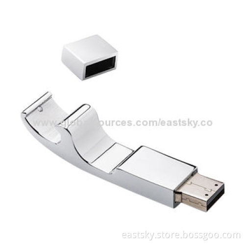 Customized Bottle Opener USB Drive with 64MB to 32GB Memory Capacity